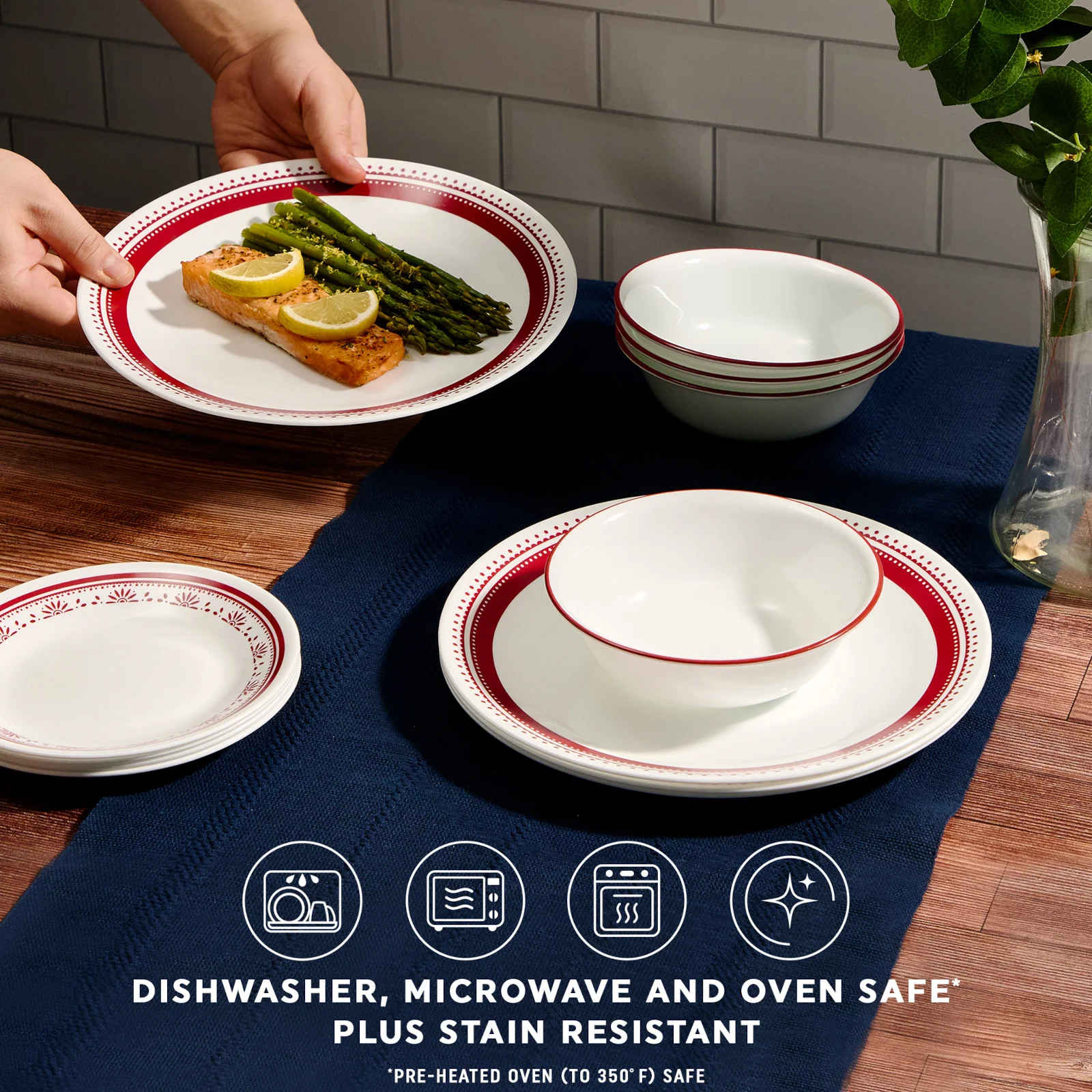 Corelle® Sadie 16-piece Dinnerware Set, Service for 4 - Image 4