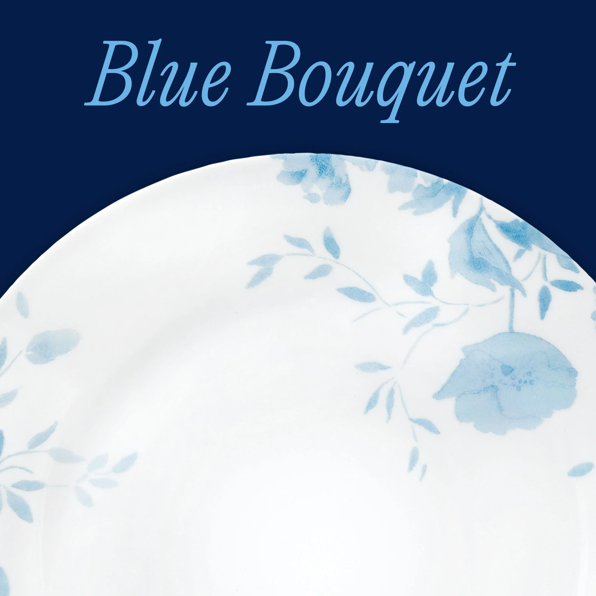 Corelle® Blue Bouquet 18-piece Dinnerware Set, Service for 6 - Image 2