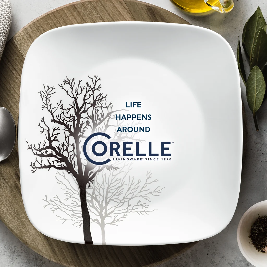 Corelle® Timber Shadows 12-piece Dinnerware Set, Service for 4 - Image 4