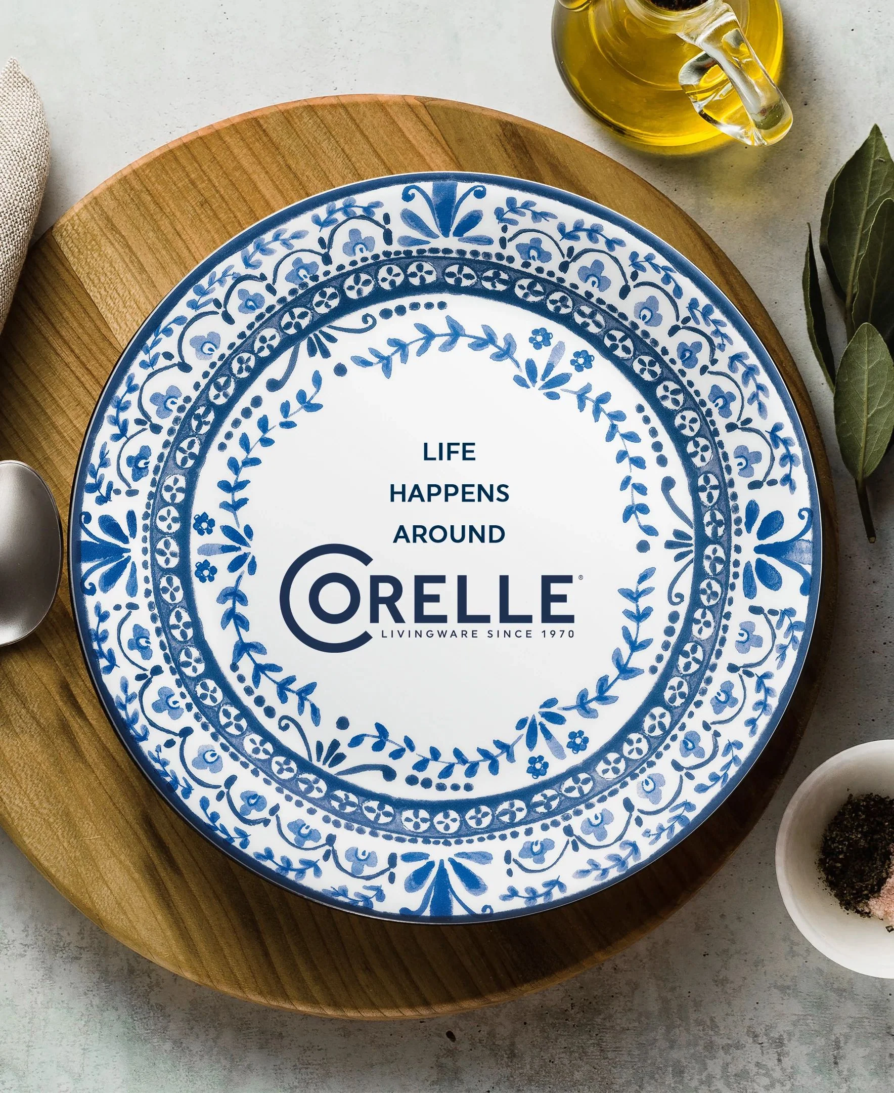 Corelle® Portofino 6.75” Appetizer Plate - Image 3