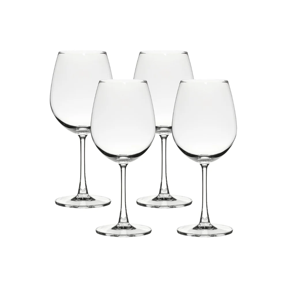 Ocean Glassware Ocean Glass Matera Red Wine Glasses (4-Pieces), 20-ounce, dishwasher safe