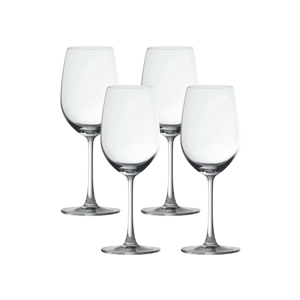 Ocean Glassware Ocean Glass Matera White Wine Glasses (4-Pieces), 14-ounce, dishwasher safe