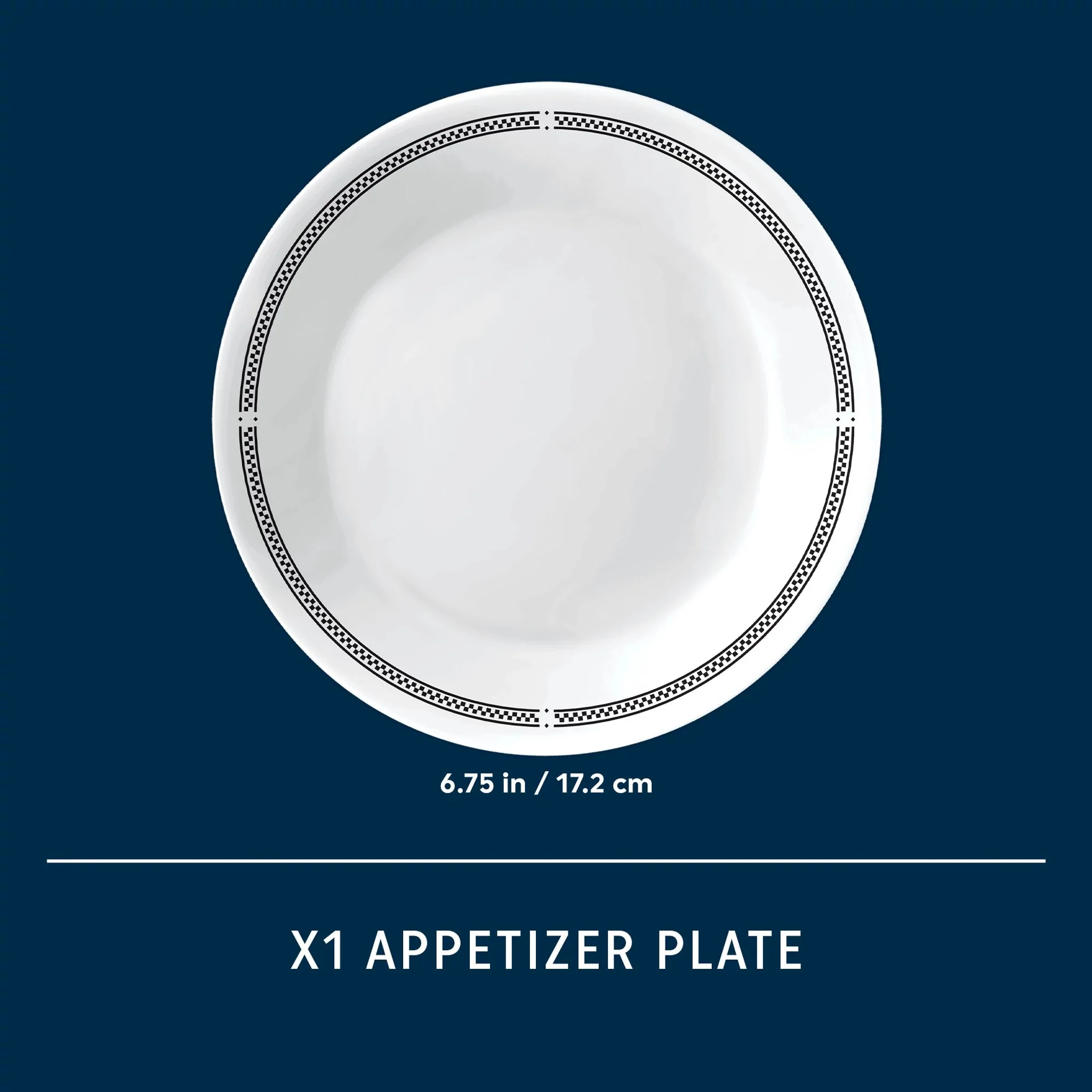Corelle® Brasserie 6.75" Appetizer Plate, 6-pack - Image 6