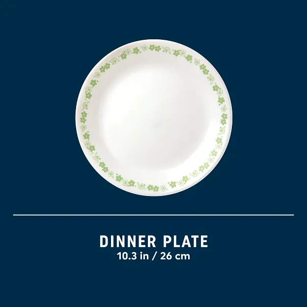 Corelle® Spring Blossom Green 10.25" Dinner Plate - Image 7