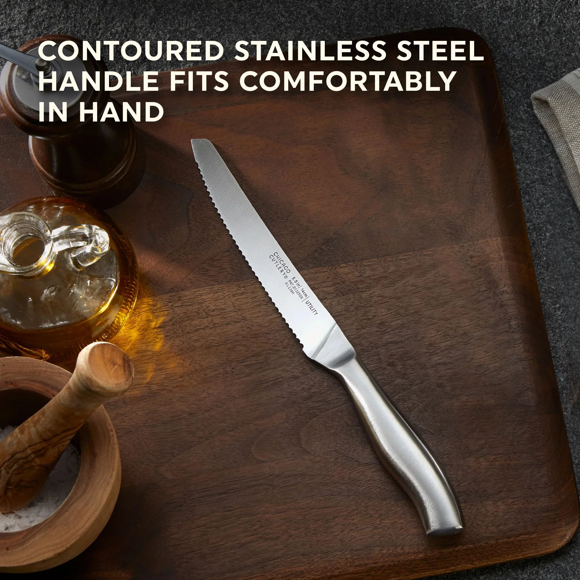 Chicago Cutlery® Insignia SteelTM 3-piece Knife Set - Image 3