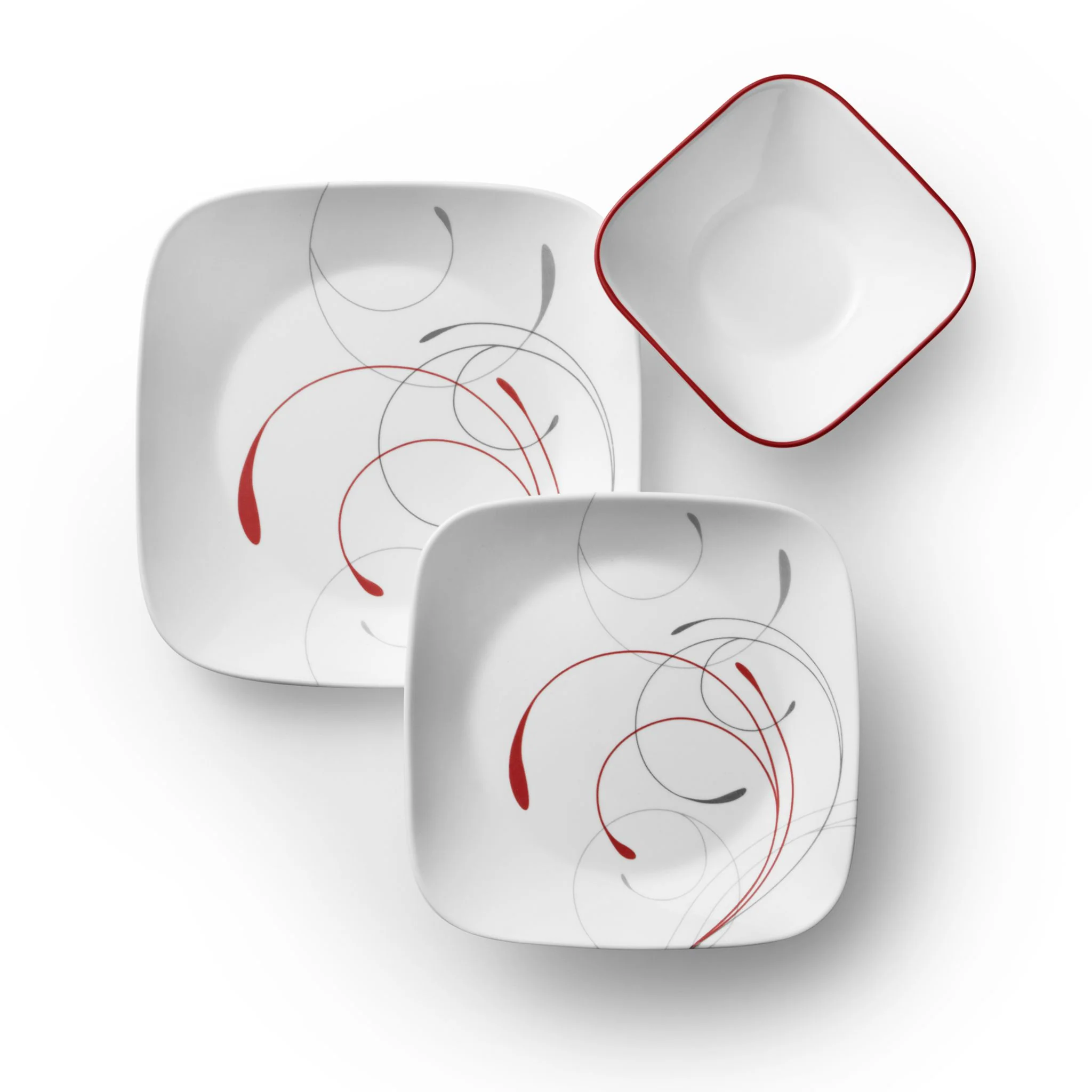 Corelle® Square Splendor 18-piece Dinnerware Set, Service for 6 - Image 2