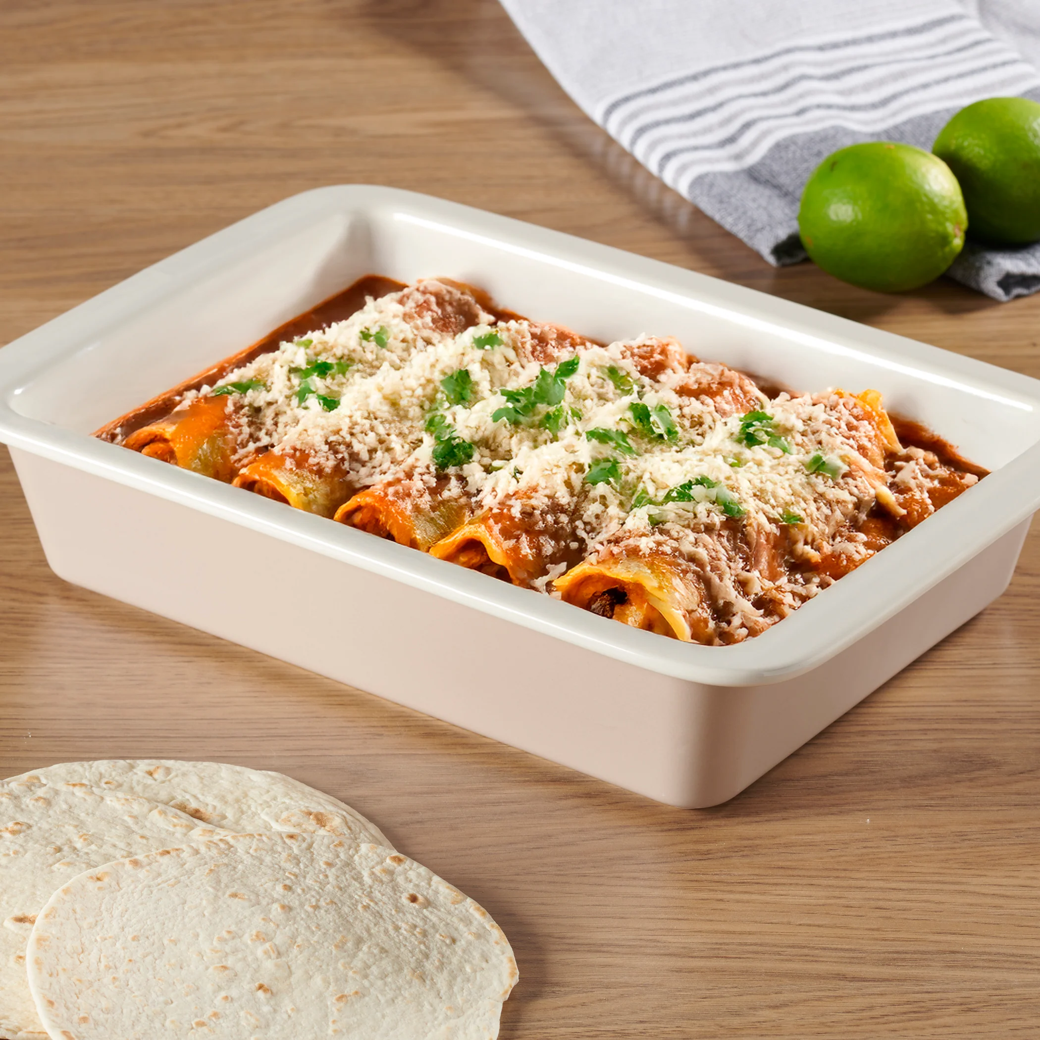 CorningWare® Contour Walnut 9x13" Rectangle Pan - Image 3