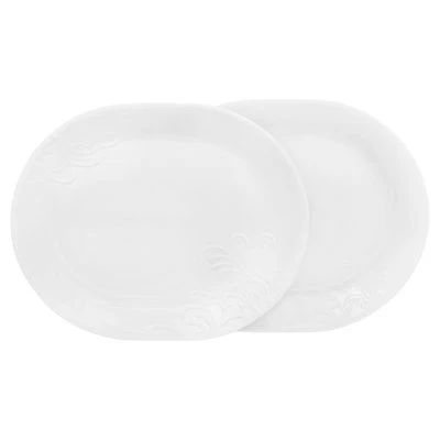 Corelle® Cherish 12.25" Serving Platters, 2-pack