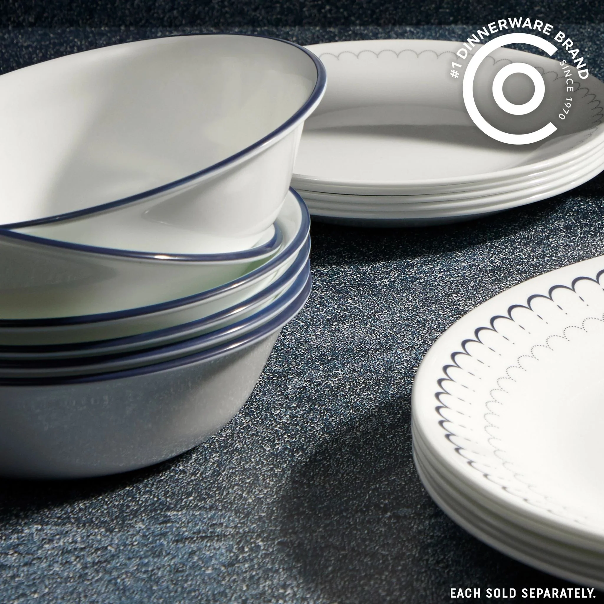 Corelle® Caspian Lace 18-ounce Cereal Bowl - Image 2