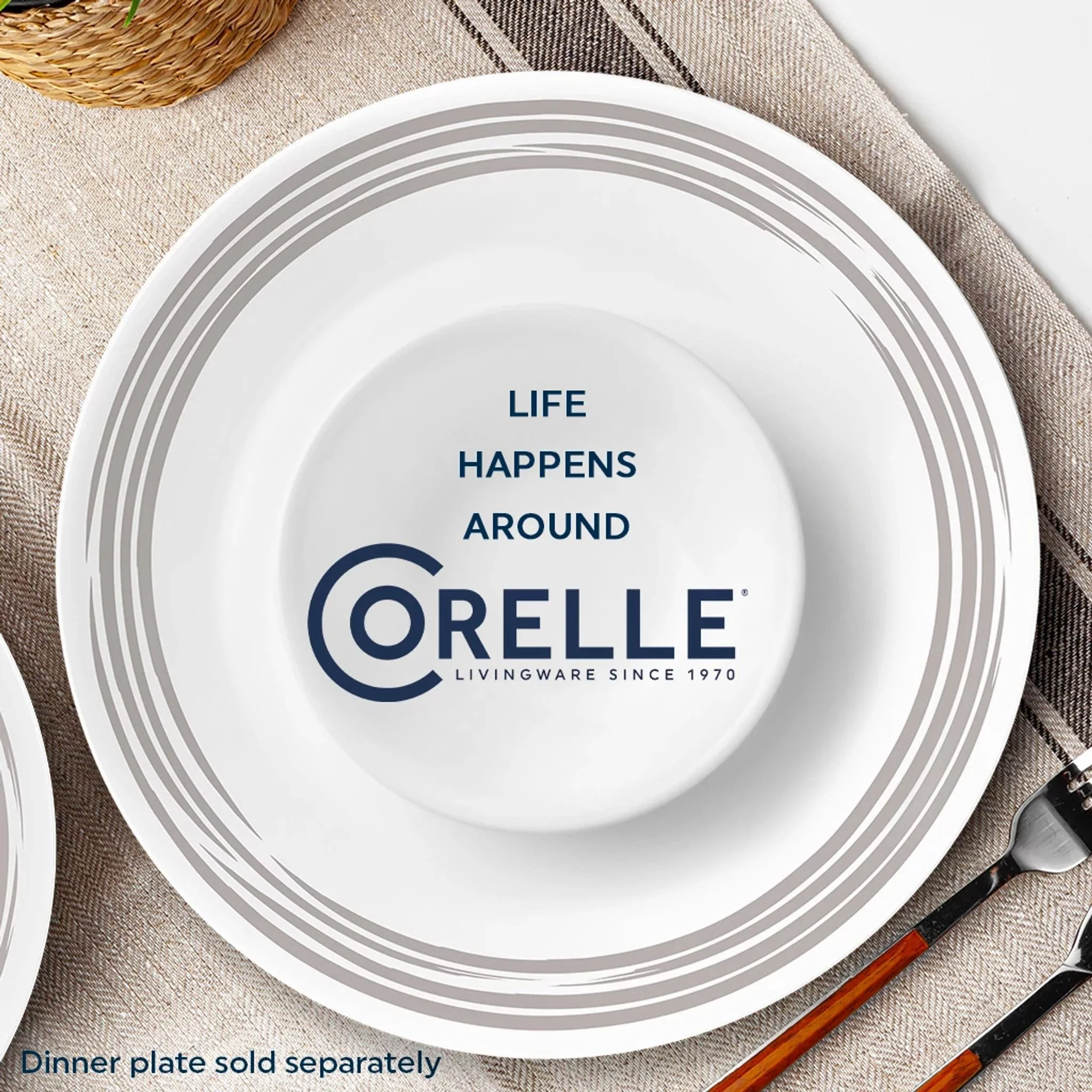 Corelle® Brushed Silver 18-ounce Cereal Bowl - Image 5