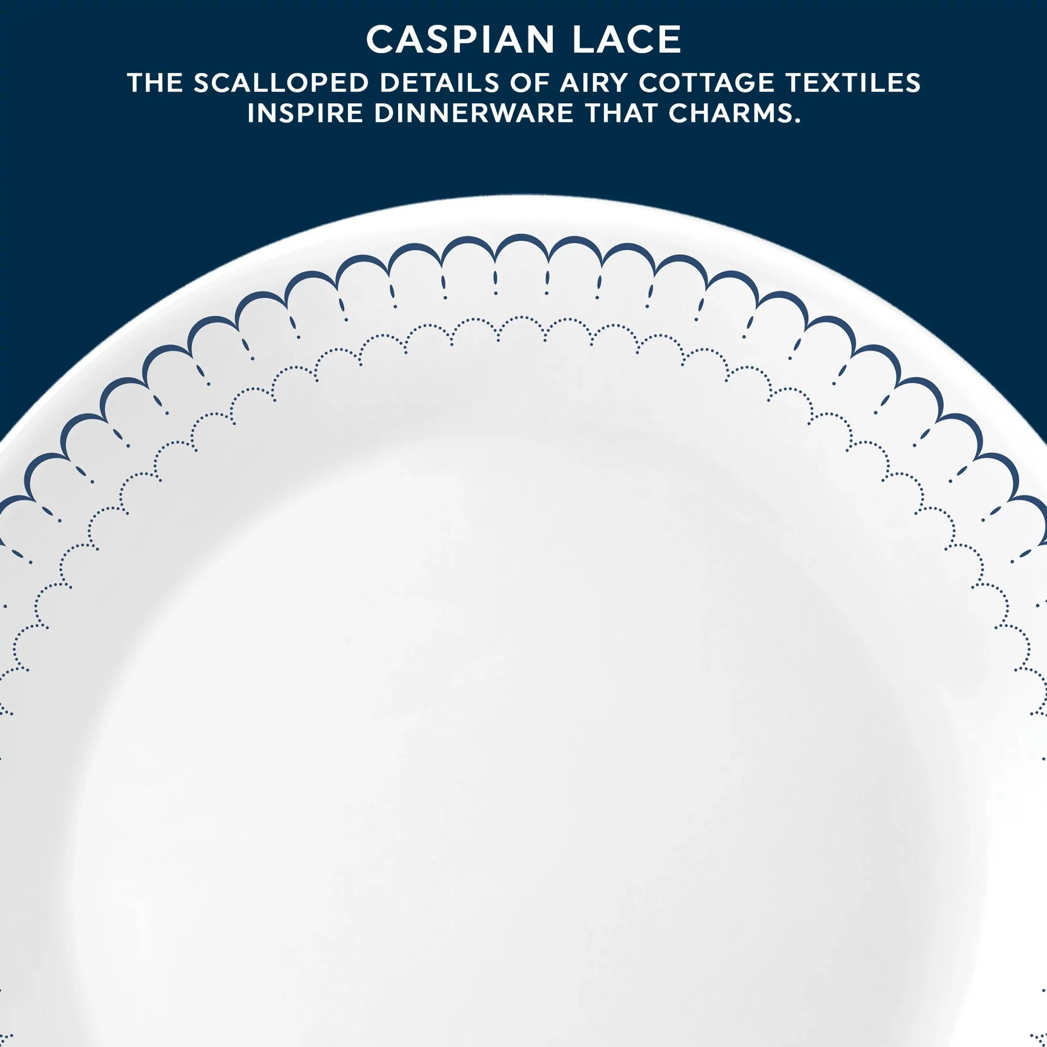 Corelle® Caspian Lace 10.25" Dinner Plate - Image 2