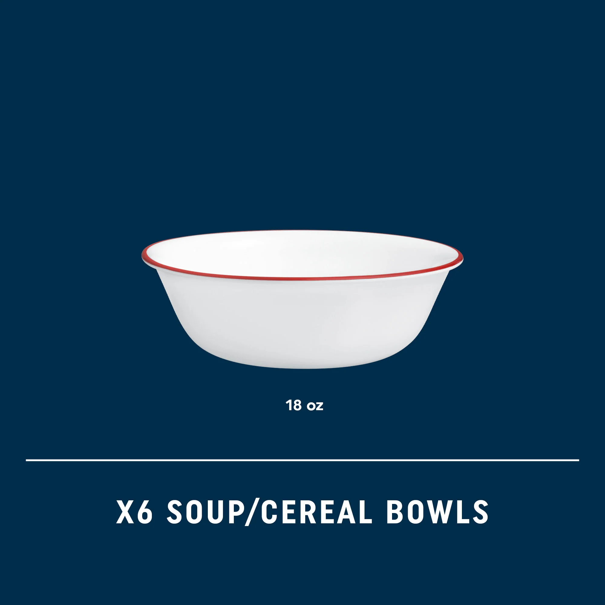 Corelle® Splendor Round 18-ounce Bowl, 6-pack - Image 3