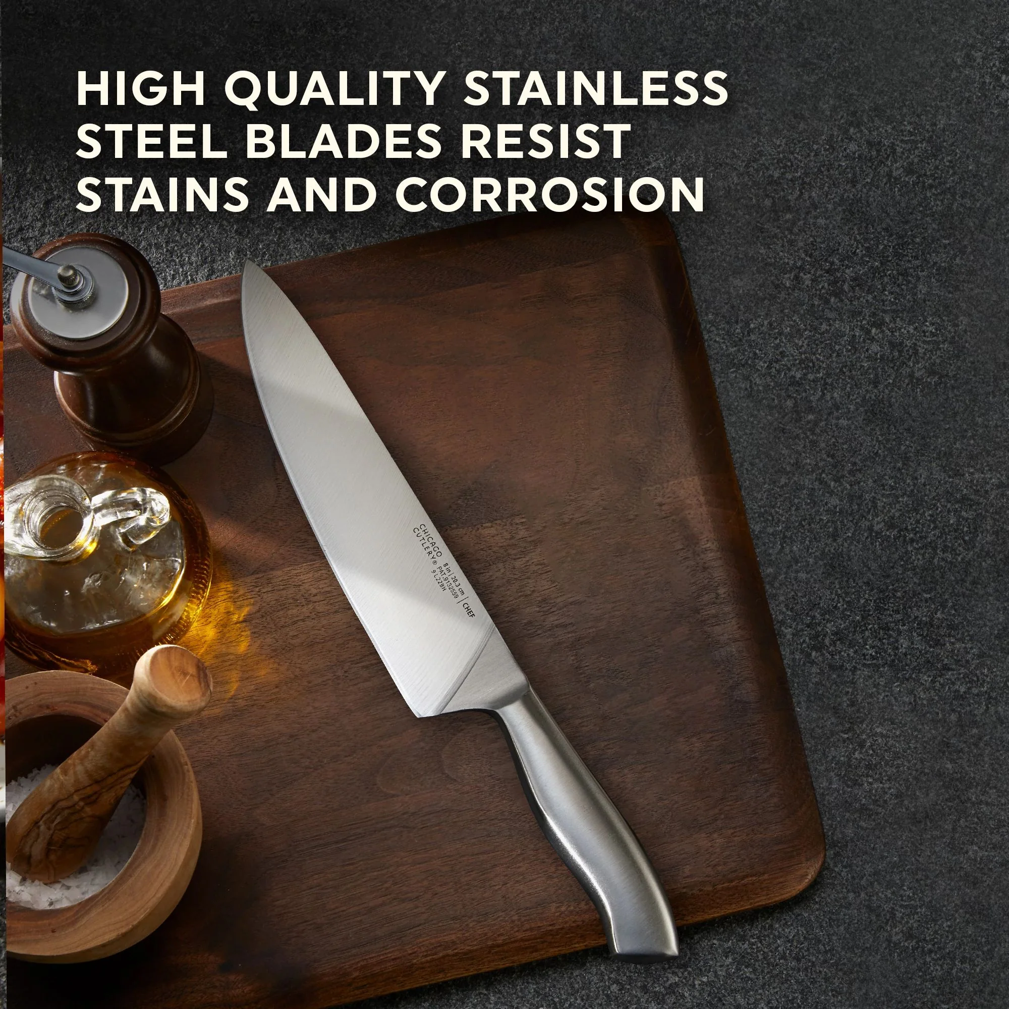 Chicago Cutlery® Insignia SteelTM 3-piece Knife Set - Image 4