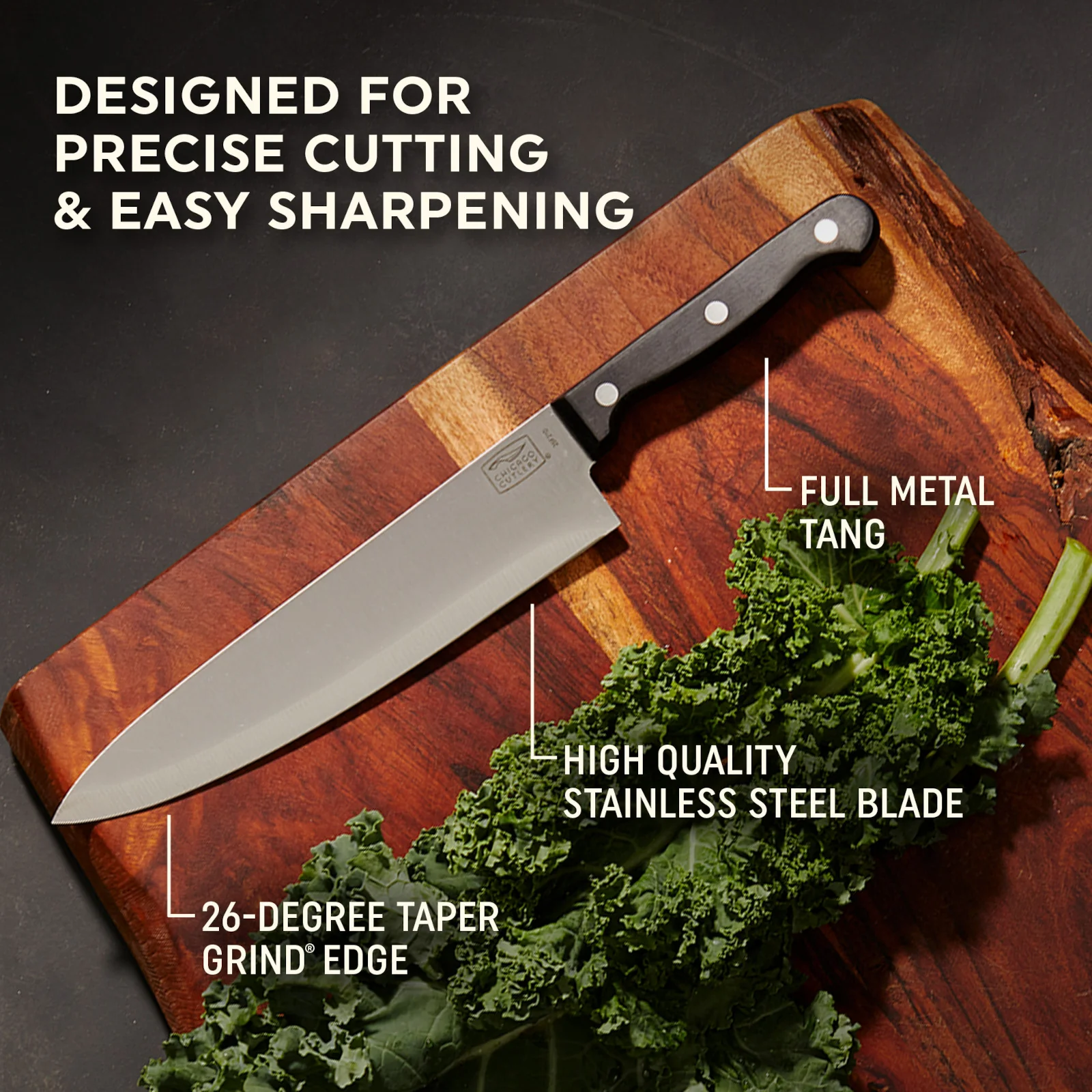 Chicago Cutlery® EssentialsTM 8" Chef Knife - Image 2