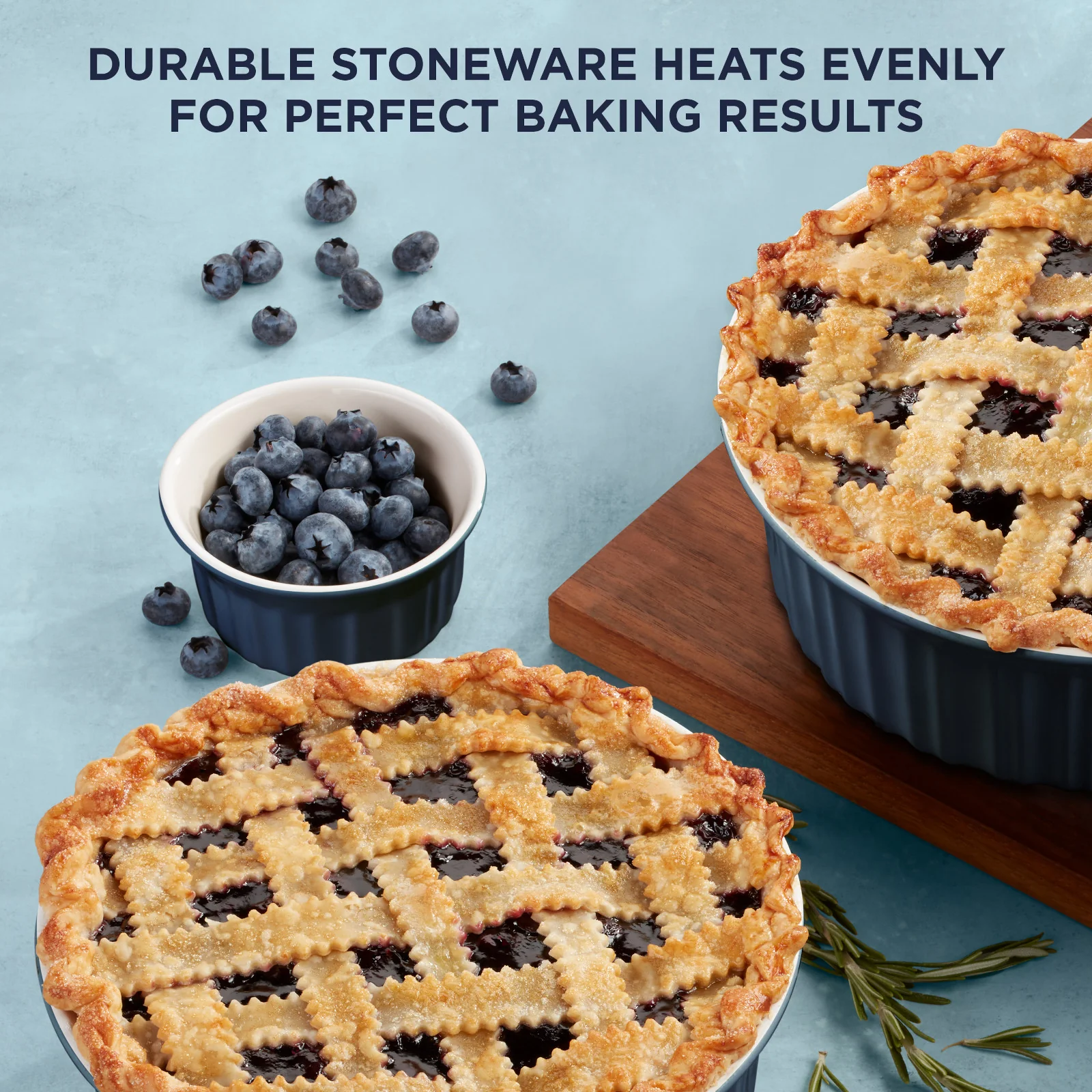 CorningWare® French Colors 12-piece Oval Bakeware Set, Navy - Image 4