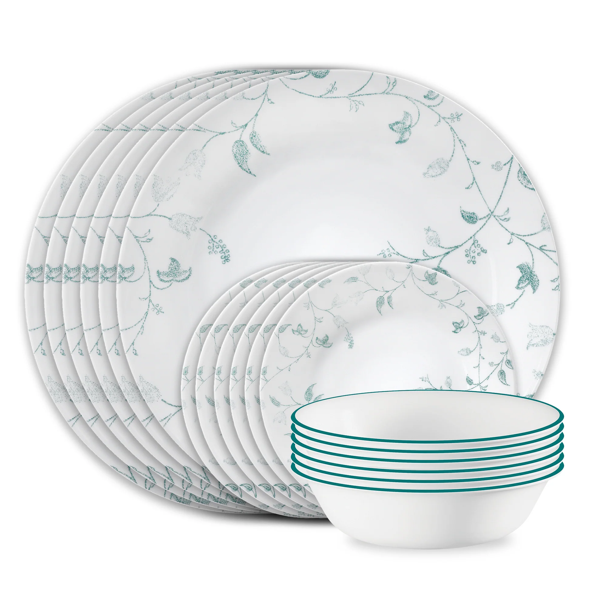 Corelle® Chambord 18-piece Dinnerware Set, Service for 6